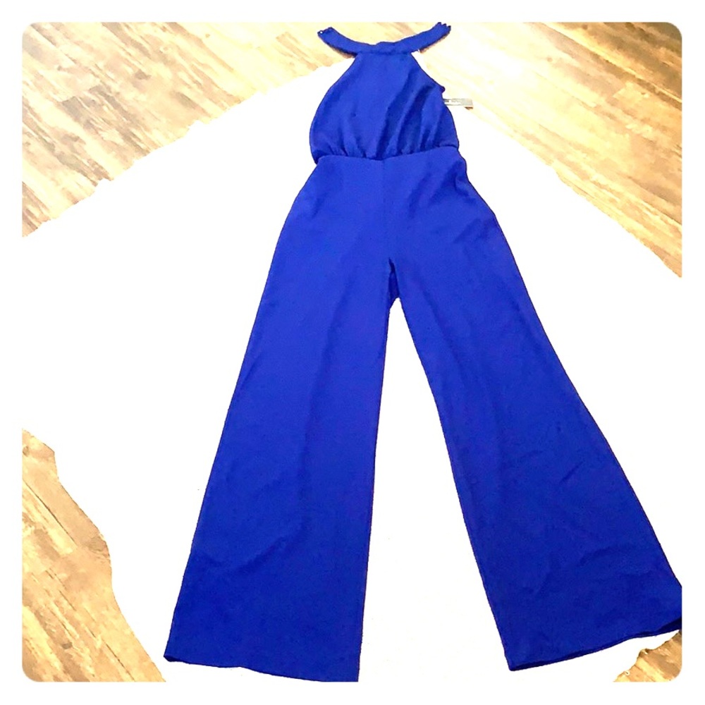 Lulus blue jumpsuit
